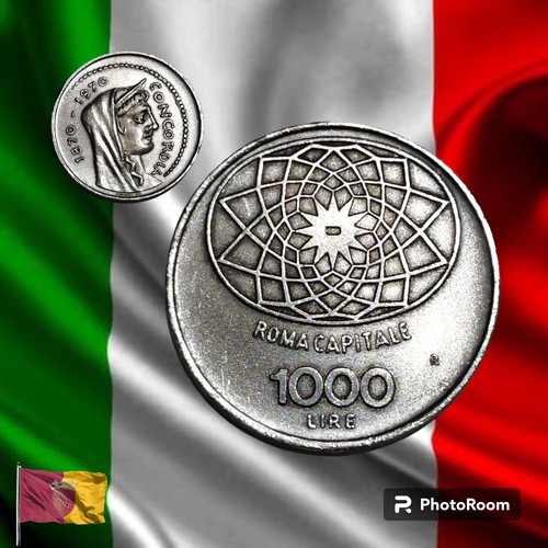 Moneta 1000 lire - moneta, argento