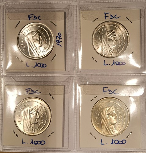 Lotto monete argento 1000 - monete, argento,