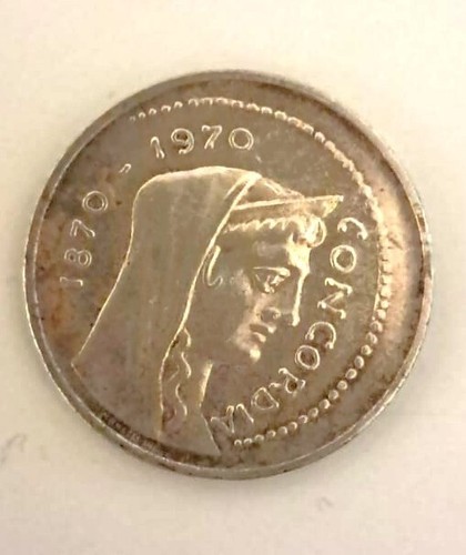 Moneta argento 1000 lire roma - 1000,