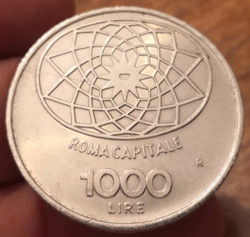 Moneta 1000 lire 1970 italia - moneta,