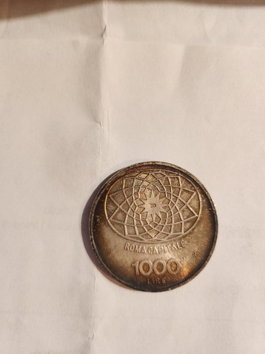Moneta 1000 lire roma - moneta,