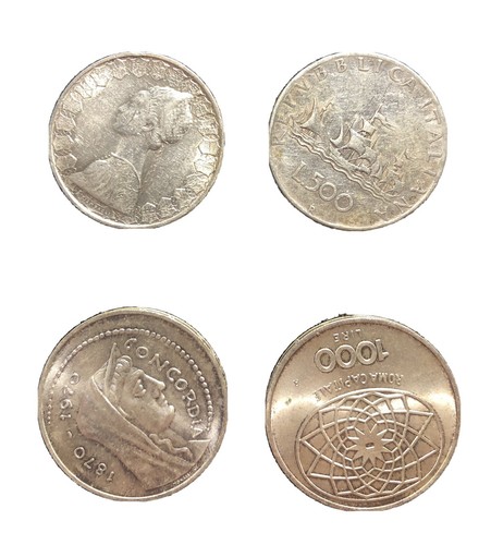 Monete 500 lire caravelle - lire, e