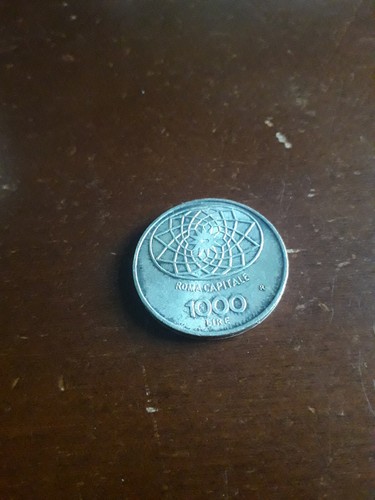 Moneta 1000 lire argento roma - argento,