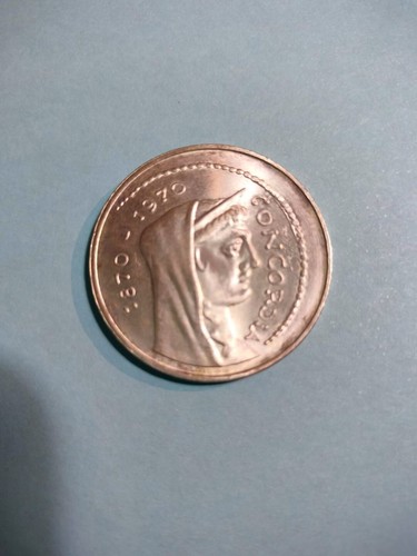 Moneta italia 1000 lire - lire, roma