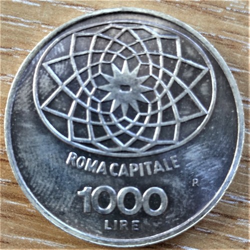 Lire 1000 argento roma - lire,